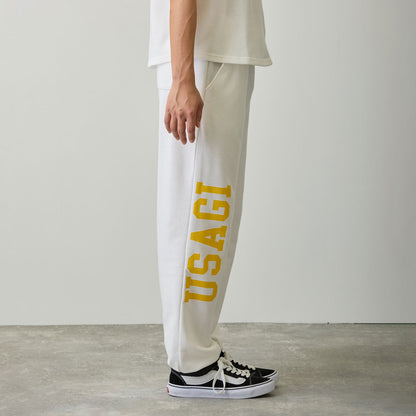 치이카와 스웨트 팬츠 (피스 / 토끼 화이트)