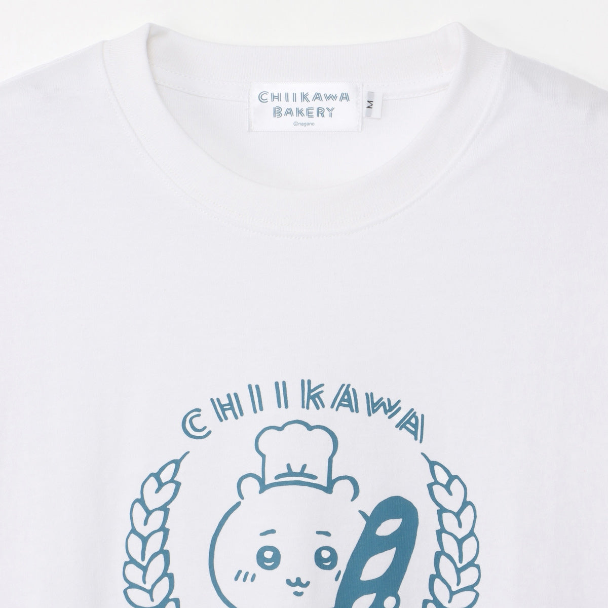 ちいかわ ちいかわベーカリー Tシャツ ロゴ ホワイト