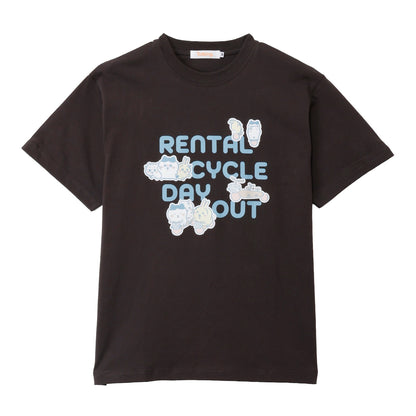 ちいかわ Tシャツ レンタサイクルでおでかけ スミ