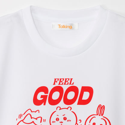 ちいかわ ドライTシャツ MOVE みんな ホワイト