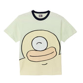치이카와 파크 T셔츠 빅 캐릭터 오데 라이트 그린