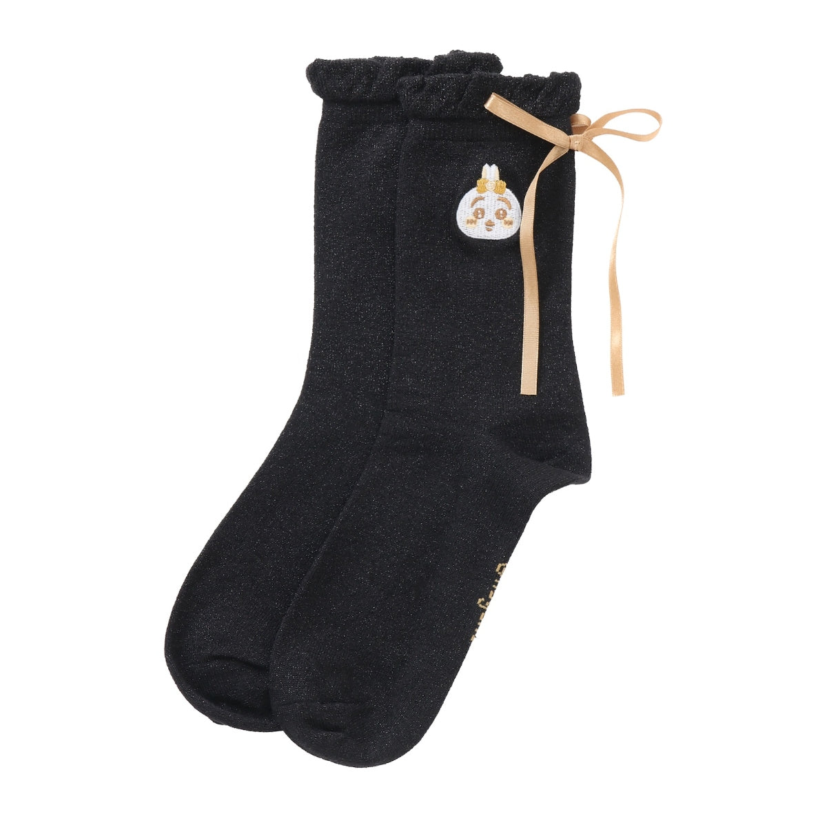 Chiikawa Magical Chiikawa Socks Usagi Black 22-24cm
