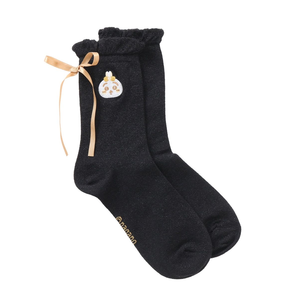 Chiikawa Magical Chiikawa Socks Usagi Black 22-24cm