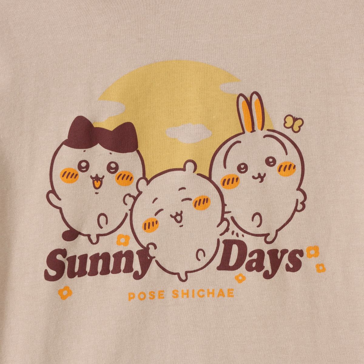 ちいかわ キッズTシャツ Sunny Days サンドベージュ 130 | ちいかわ