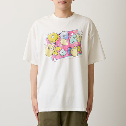 ちいかわ Tシャツ POPCORN オフ