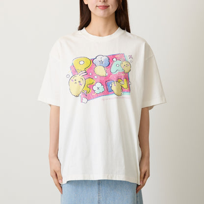 ちいかわ Tシャツ POPCORN オフ