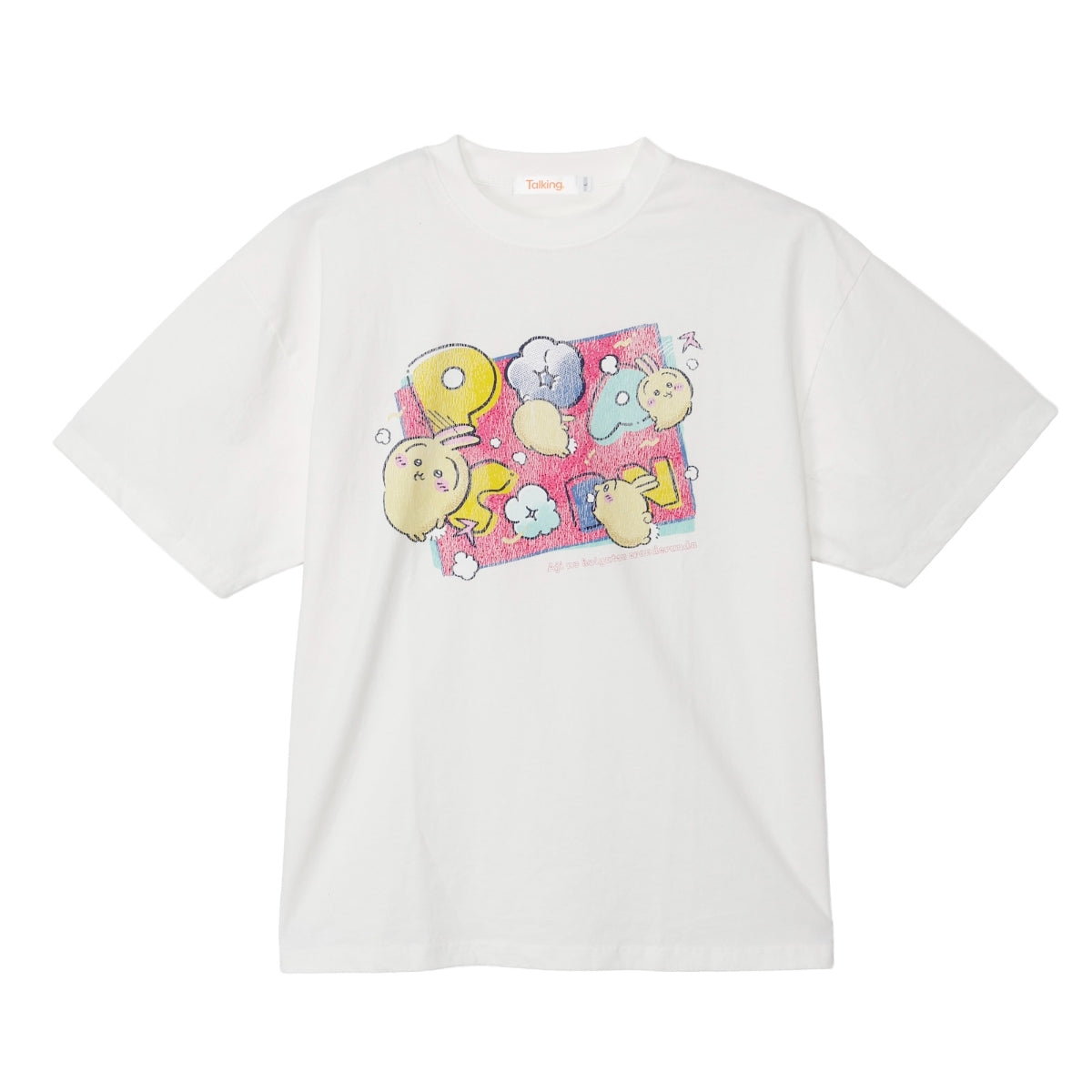 ちいかわ Tシャツ POPCORN オフ
