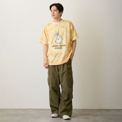 ちいかわ Tシャツ タイダイ 天使の輪 イエロー