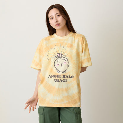 ちいかわ Tシャツ タイダイ 天使の輪 イエロー