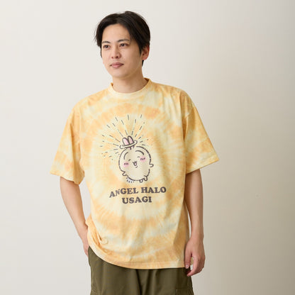 ちいかわ Tシャツ タイダイ 天使の輪 イエロー