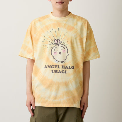 ちいかわ Tシャツ タイダイ 天使の輪 イエロー