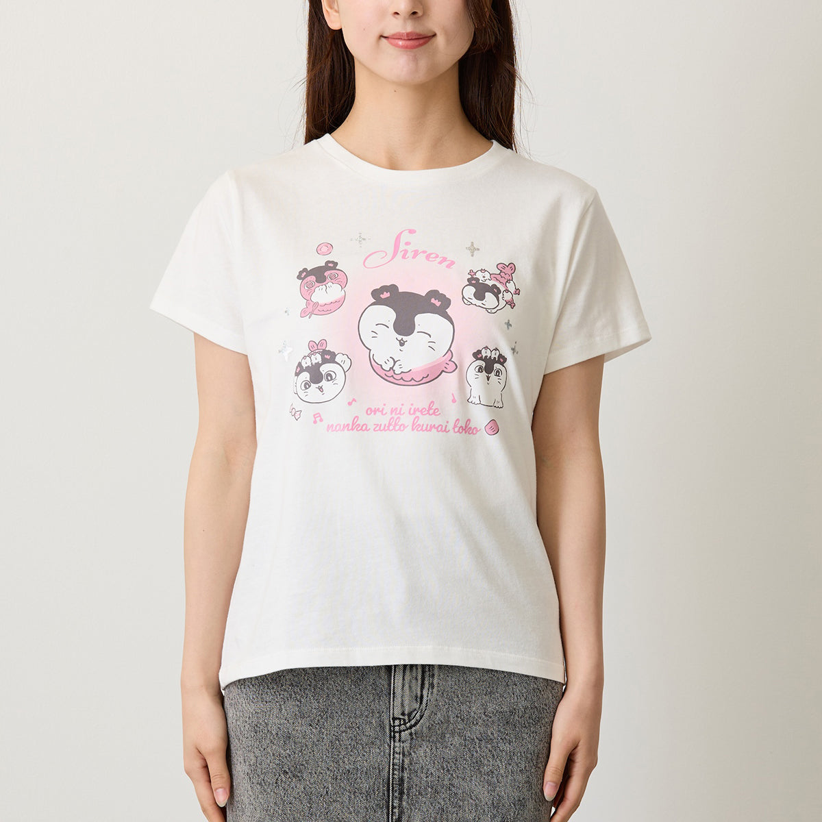 ちいかわ 映画ちいかわ Tシャツ セイレーン ホワイト | ちいかわ