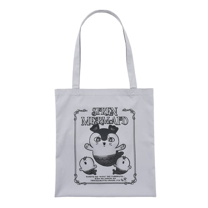 Chiikawa Movie "Chiikawa" Tote Bag SIREN & MERMAID (Gray)