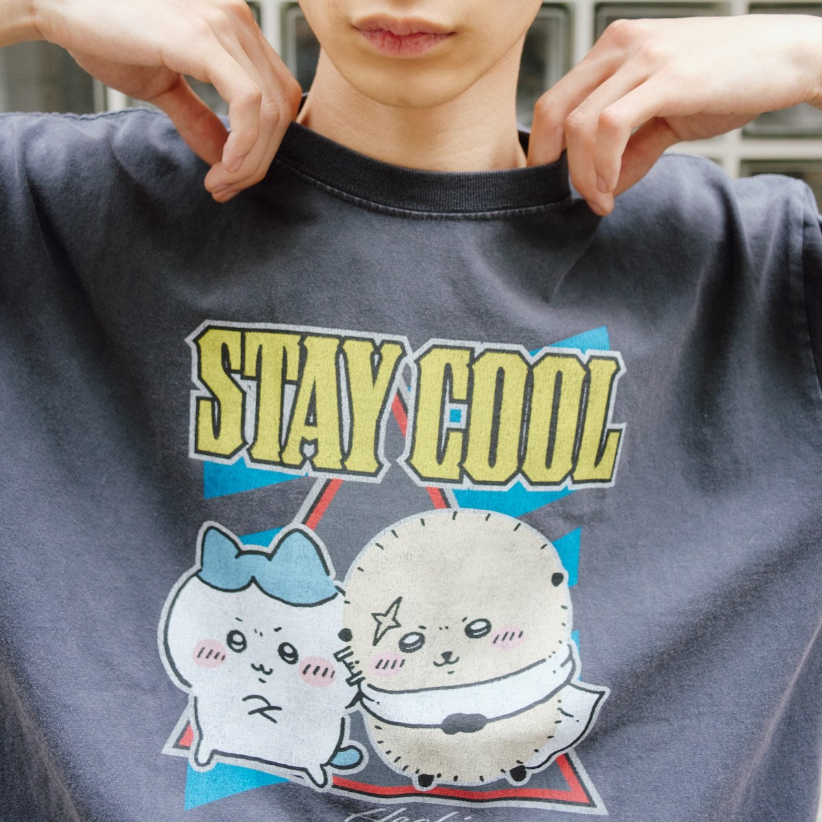 ちいかわ Tシャツ STAY COOL スミ