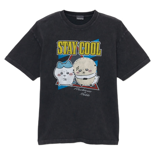 Chiikawa T-shirt STAY COOL (Charcoal)