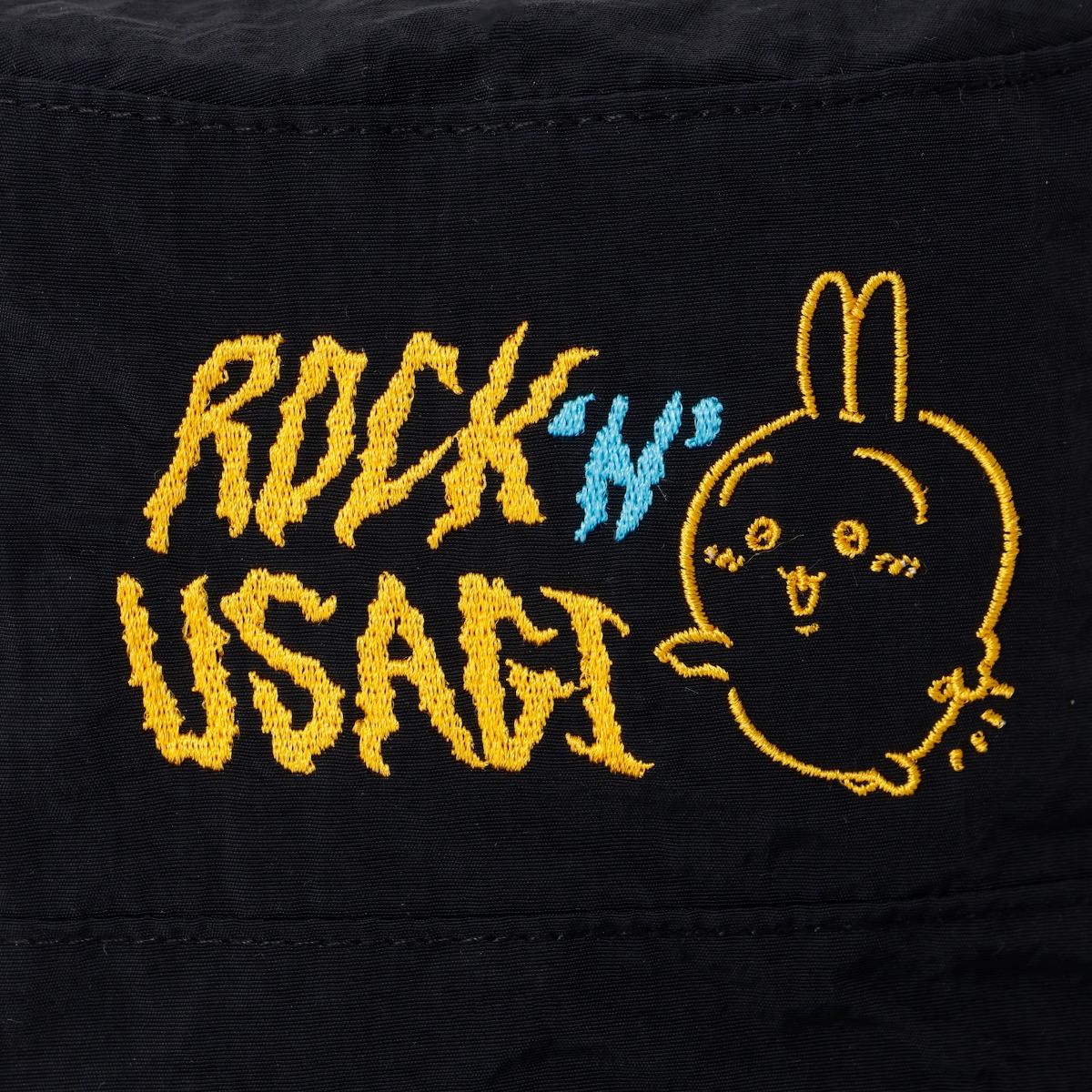 ちいかわ ナイロンハット ROCK 'N' USAGI ブラック | ちいかわ