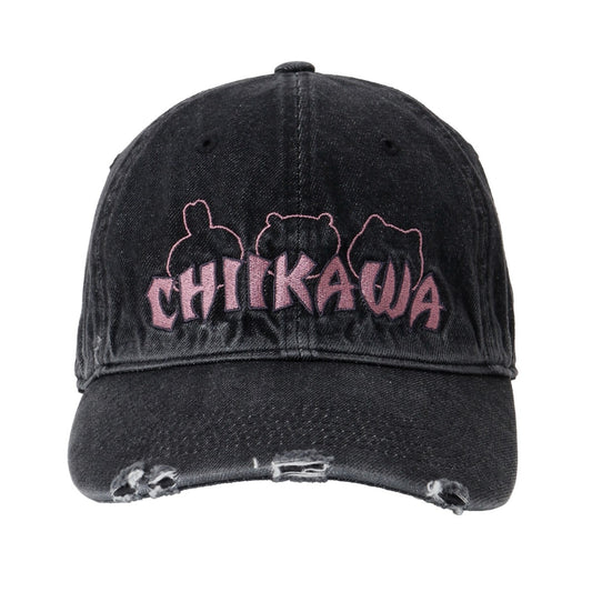 Chiikawa Cap STAY CUTE STAY PUNK (Black)