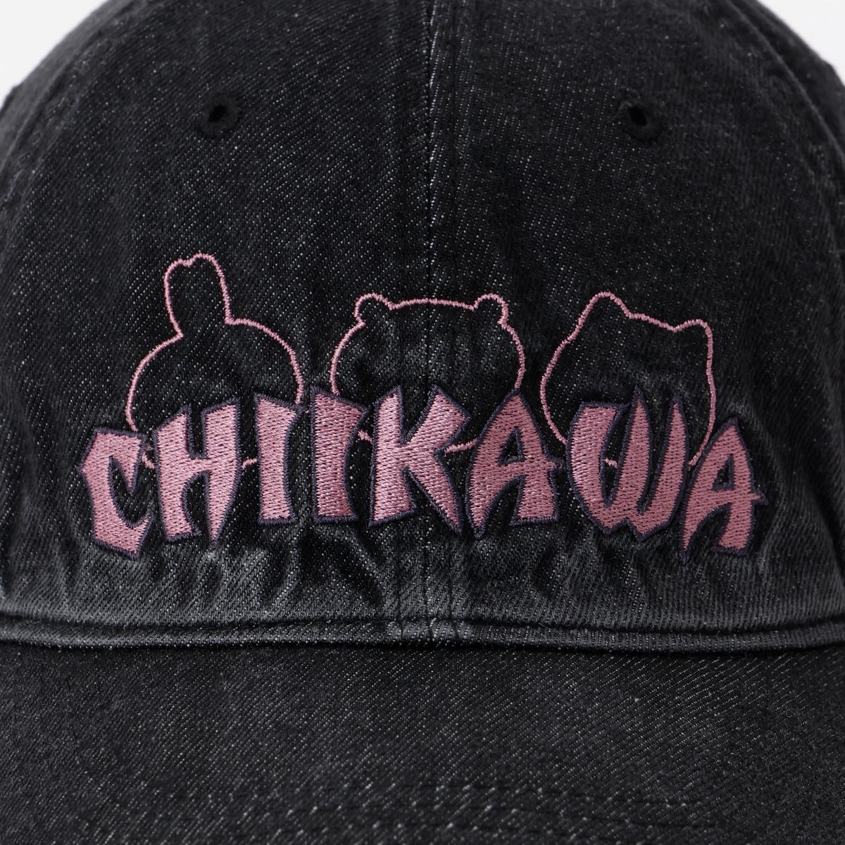 ちいかわ キャップ STAY CUTE STAY PUNK ブラック
