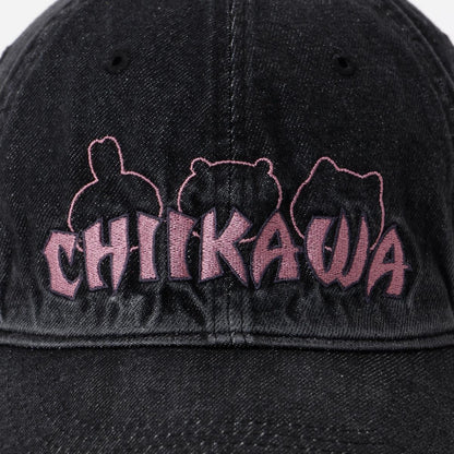 ちいかわ キャップ STAY CUTE STAY PUNK ブラック