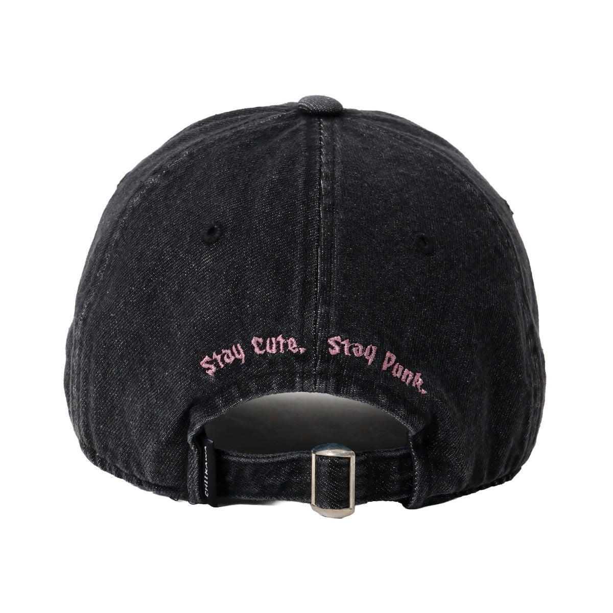 ちいかわ キャップ STAY CUTE STAY PUNK ブラック