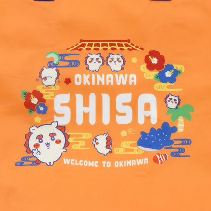치이카와 시사의 기념품 가게 보냉 에코백 WELCOME TO OKINAWA 오렌지