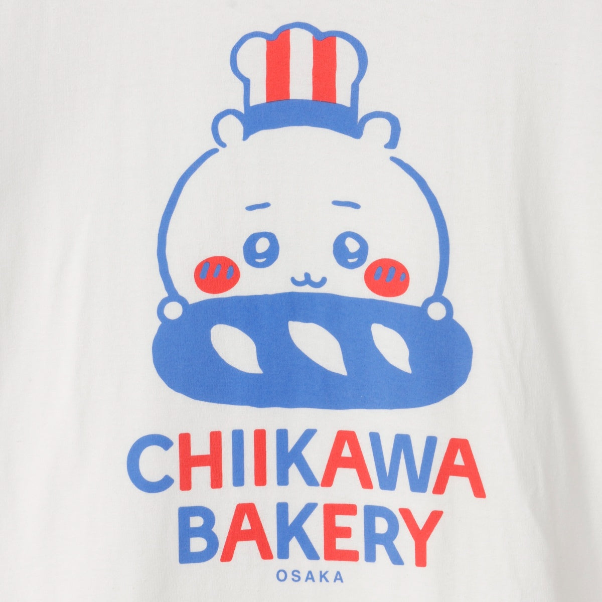ちいかわ ちいかわベーカリー Tシャツ 大阪限定 ちいかわ ホワイト
