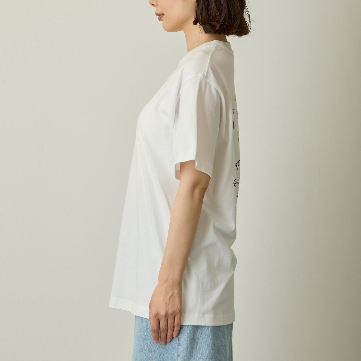 ちいかわ 映画ちいかわ Tシャツ びんよよ ホワイト