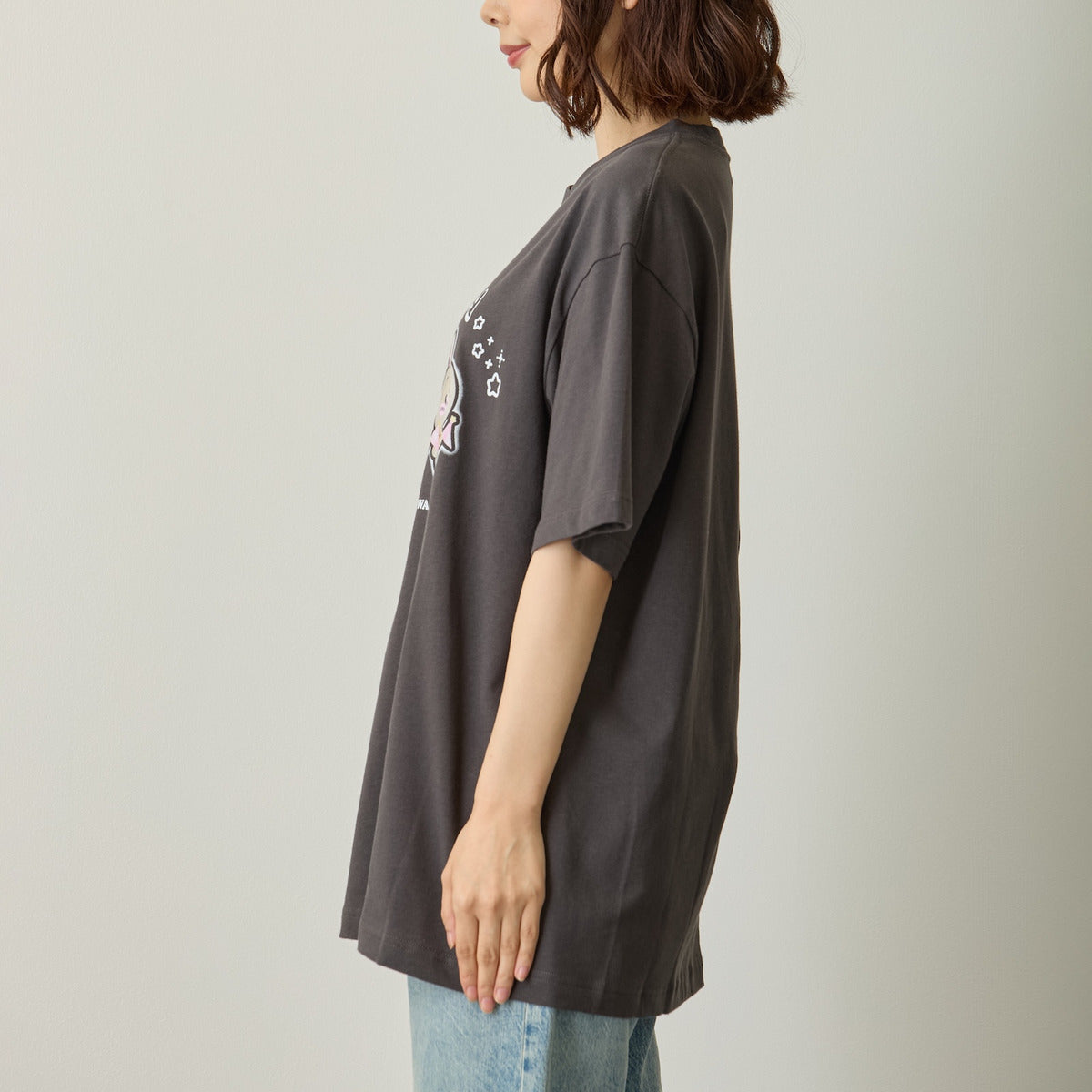 치이카와 치이카와 파크 T셔츠 스페셜 포토 스미/차콜