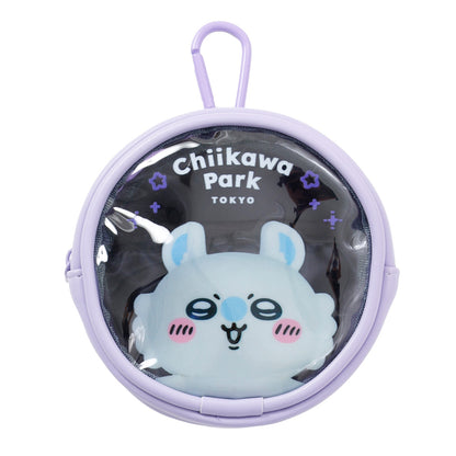 ちいかわ ちいかわパーク カラビナ付きポーチ スペシャルフォト モモンガ パープル