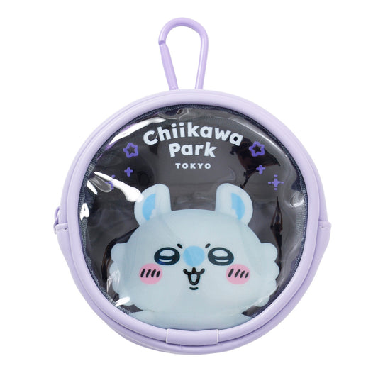 Chiikawa Chiikawa Park Pouch w/Carabiner Special Photo (Momonga Purple)