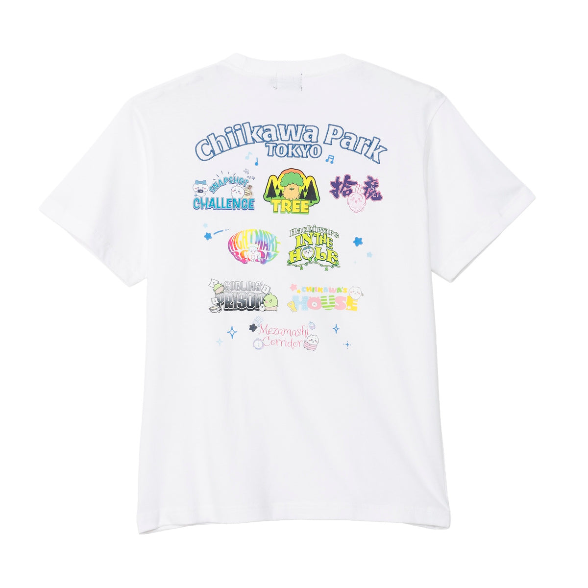 ちいかわ ちいかわパーク Tシャツ テーマデザイン ホワイト