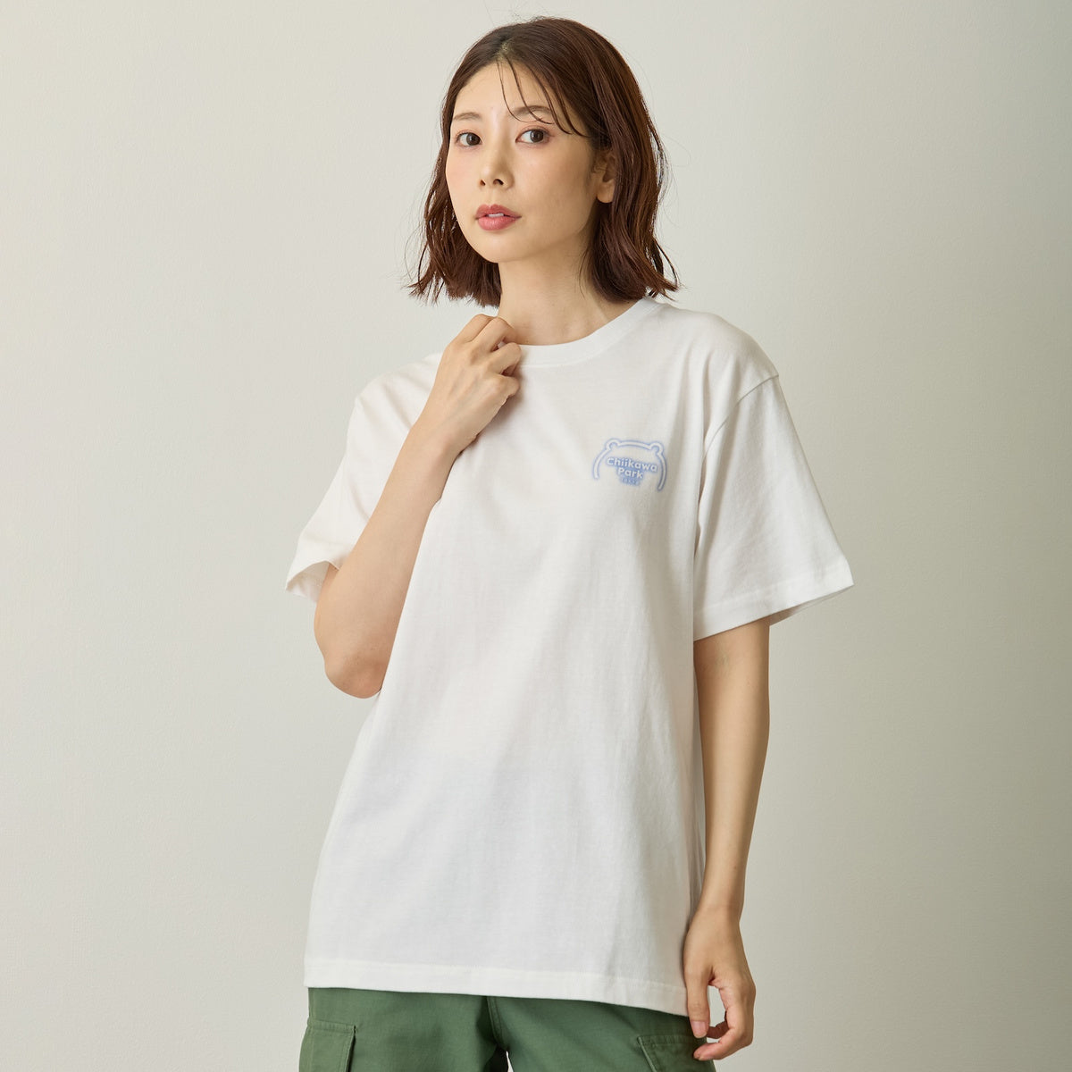 ちいかわ ちいかわパーク Tシャツ テーマデザイン ホワイト