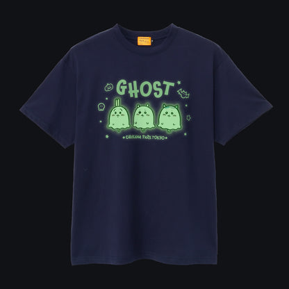 치이카와 치이카와 파크 T셔츠 야광 GHOST 네이비