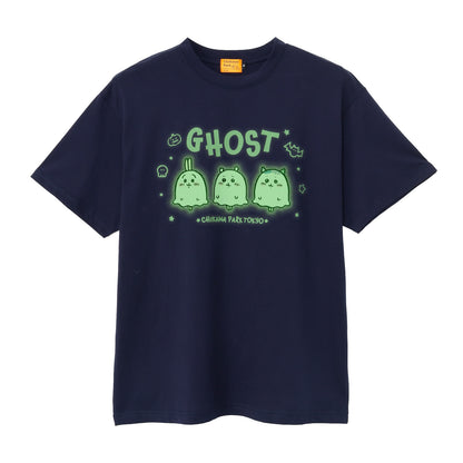 치이카와 치이카와 파크 T셔츠 야광 GHOST 네이비