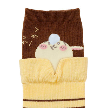 치이카와 레이어드풍 양말 토끼 옐로우