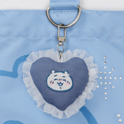 Chiikawa Tote Bag w/Charm For You (Trio) Saxe Blue