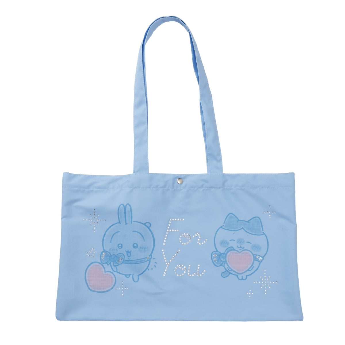 Chiikawa Tote Bag w/Charm For You (Trio) Saxe Blue