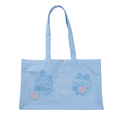 Chiikawa Tote Bag w/Charm For You (Trio) Saxe Blue