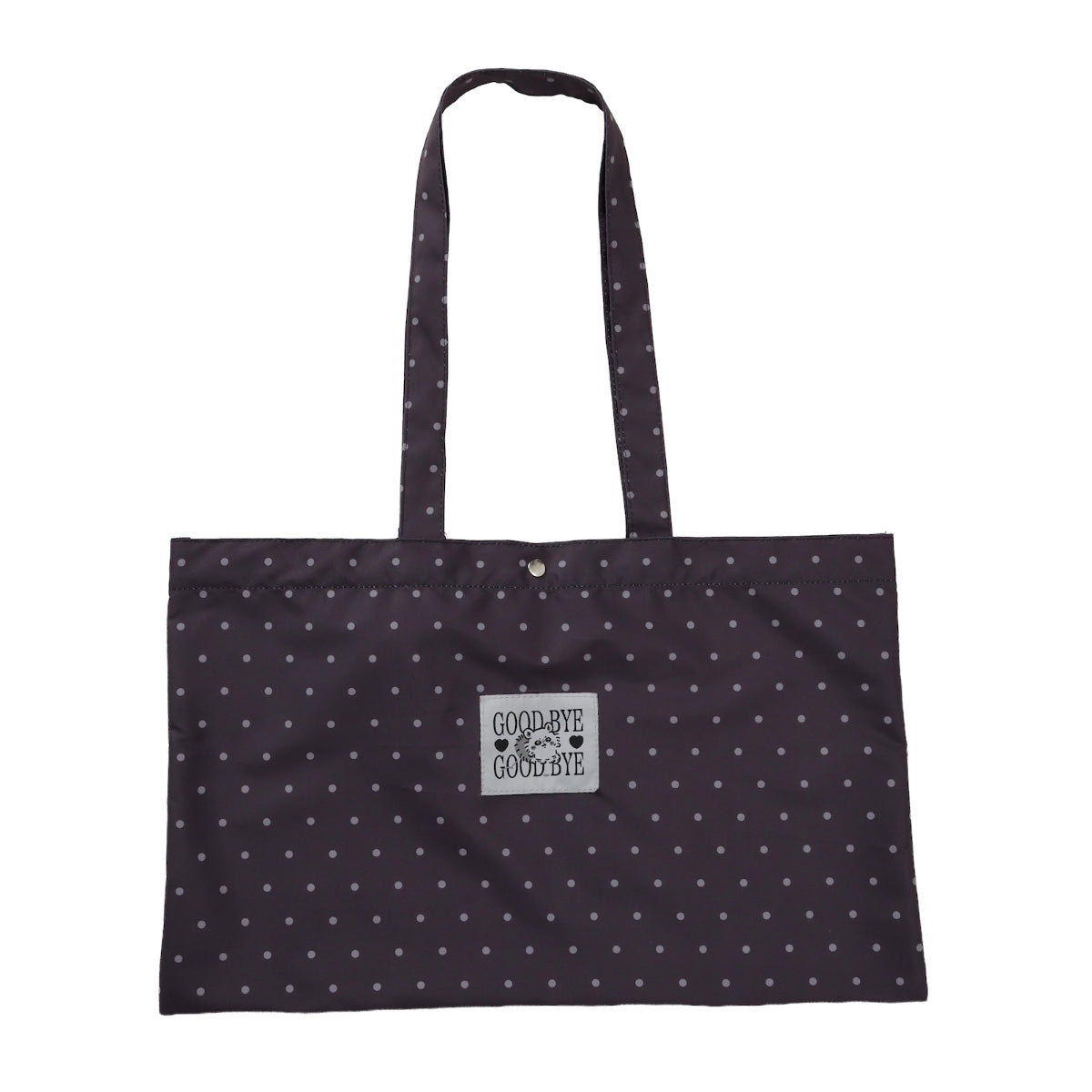 Chiikawa Tote Bag w/Charm NAGUSAMERO (Momonga) Charcoal Black