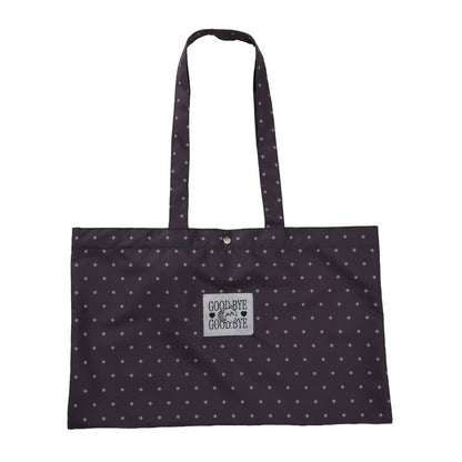 Chiikawa Tote Bag w/Charm NAGUSAMERO (Momonga) Charcoal Black