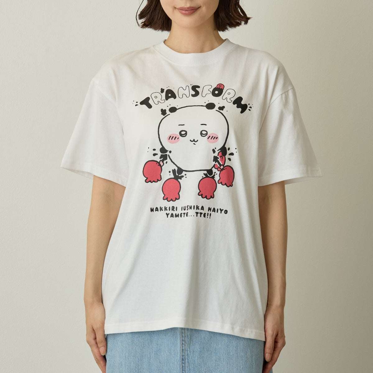 ちいかわ Tシャツ TRANSFORM ホワイト