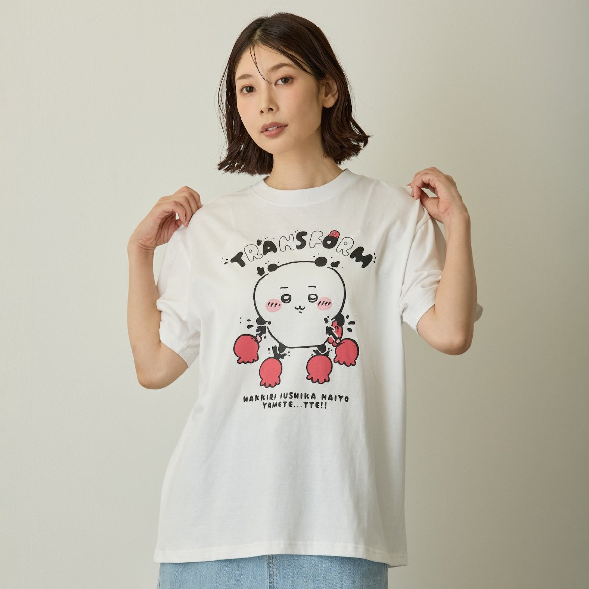 ちいかわ Tシャツ TRANSFORM ホワイト