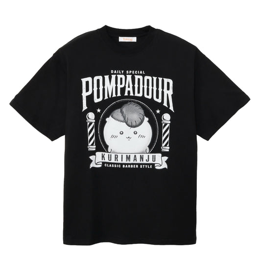Chiikawa T-shirt Fluffy Hair Kurimanju (Black)
