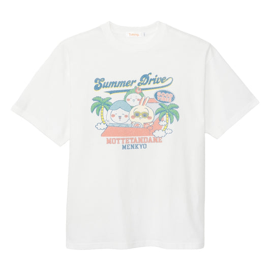 Chiikawa T-shirt Summer Drive (Off-White)
