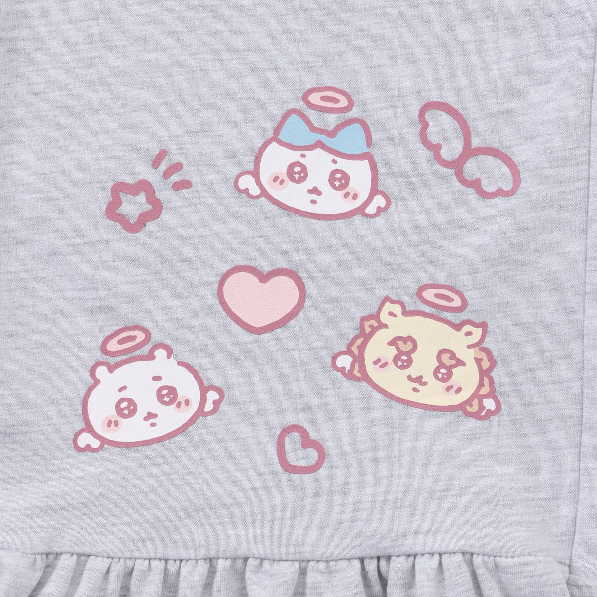 ちいかわ てんし♡あくま ルームウェアセットアップ ANGEL モクグレー