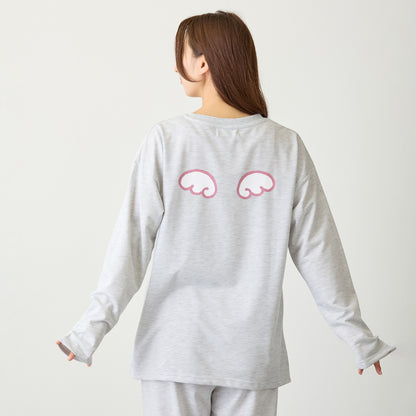 ちいかわ てんし♡あくま ルームウェアセットアップ ANGEL モクグレー