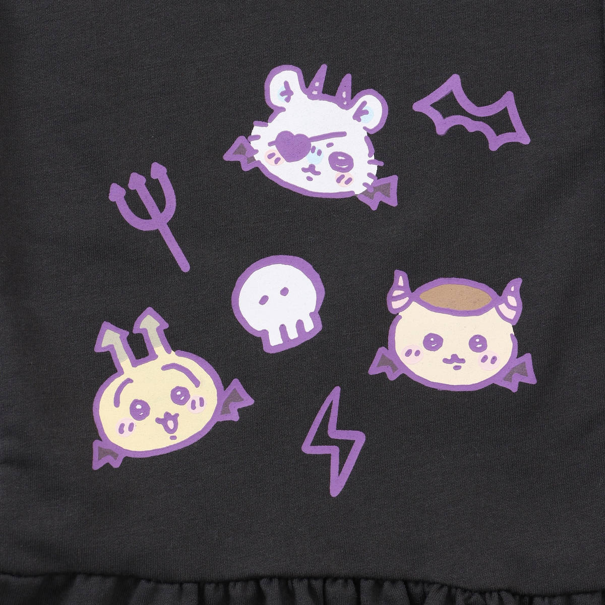 ちいかわ てんし♡あくま ルームウェアセットアップ DEVIL スミクロ