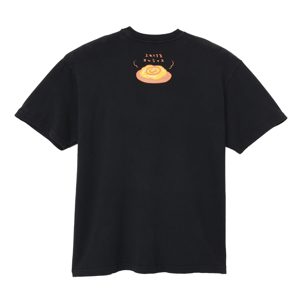 Chiikawa Puff Print T-shirt OPERATION:OMURICE Black