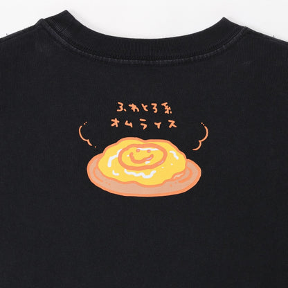 Chiikawa Puff Print T-shirt OPERATION:OMURICE Black
