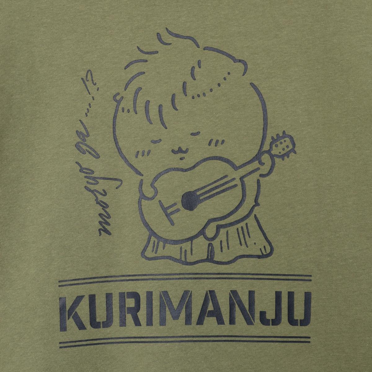 ちいかわ ラガーシャツ くりまんじゅう オリーブ